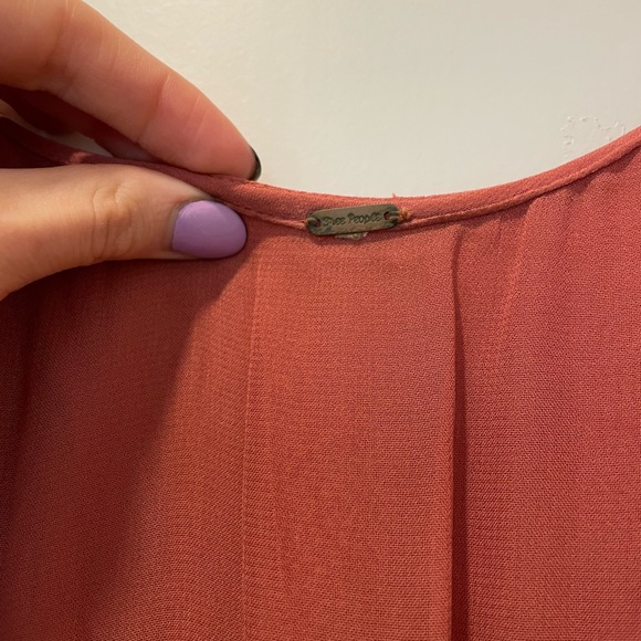 Free People Sylvia Beaded Wrap Dress Size Small - Picture 6 of 6